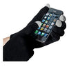 Branded Promotional TOUCHGLOVE GLOVES in Black Gloves From Concept Incentives.