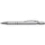 Branded Promotional PLASTIC RETRACTABLE BALL PEN in Silver Pen From Concept Incentives.