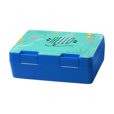 Branded Promotional DINNER BOX LUNCH BOX in Blue Lunch Box From Concept Incentives.