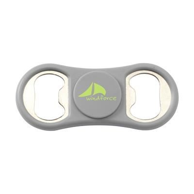 Branded Promotional SPINNER BOTTLE OPENER in Grey Bottle Opener From Concept Incentives.