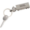 Branded Promotional METAL SUPER TRUCK KEYRING in Silver Keyring From Concept Incentives.