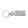 Branded Promotional SUPERTRUCK KEYRING in Silver Keyring From Concept Incentives.