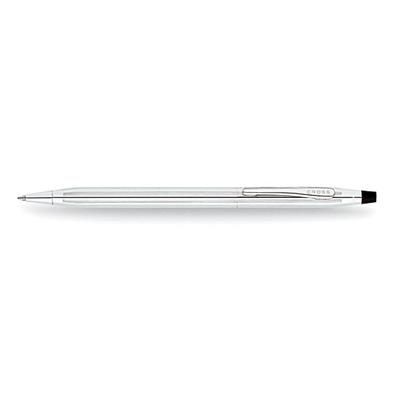 Branded Promotional CLASSIC CENTURY SILVER CHROME BALL PEN & BLACK MEDIUM JOURNAL Pen From Concept Incentives.