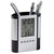 Branded Promotional DESK PEN HOLDER with Multifunctions Clock Pen Pot From Concept Incentives.