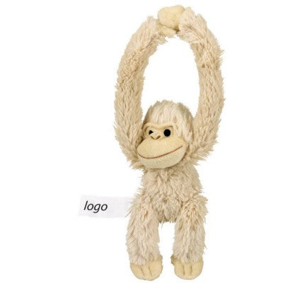 Branded Promotional SOFT TOY GORILLA in Khaki Soft Toy From Concept Incentives.