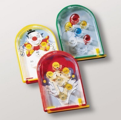 Branded Promotional PLASTIC FLIPPER GAME Pin Ball From Concept Incentives.