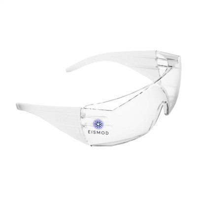 Branded Promotional EYEPROTECT PROTECTION GLASSES in Transparent Safety Goggles From Concept Incentives.