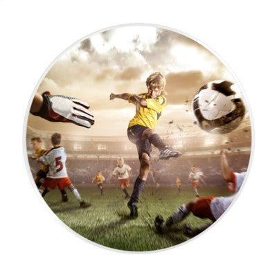 Branded Promotional SPACE FLYER 22 FRISBEE in White Frisbee From Concept Incentives.