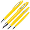 Branded Promotional FAIRFIELD PLASTIC BALL PEN in Yellow Pen From Concept Incentives.