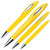 Branded Promotional FAIRFIELD PLASTIC BALL PEN in Yellow Pen From Concept Incentives.