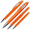 Branded Promotional FAIRFIELD PLASTIC BALL PEN in Orange Pen From Concept Incentives.