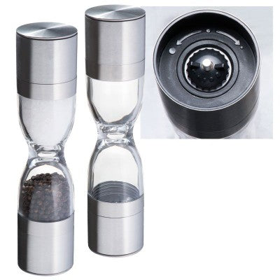 Branded Promotional ROME SALT AND PEPPER MILL in Silver Salt or Pepper Mill From Concept Incentives.