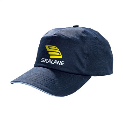 Branded Promotional TRENDLINE BASEBALL CAP in Navy Baseball Cap From Concept Incentives.