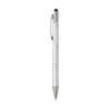 Branded Promotional EBONY TOUCH PEN in Silver Pen From Concept Incentives.