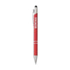 Branded Promotional EBONY TOUCH PEN in Red Pen From Concept Incentives.