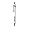 Branded Promotional MONZA PEN in Silver Pen From Concept Incentives.