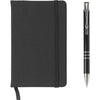 Branded Promotional NOTE BOOK AND BALL PEN SET in Black Pen From Concept Incentives.