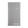 Branded Promotional EUROSELECT DIARY in Silver from Concept Incentives