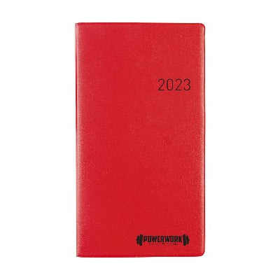 Branded Promotional EUROSELECT DIARY in Red from Concept Incentives
