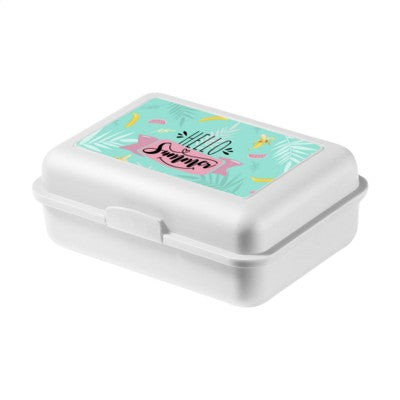 Branded Promotional LUNCH BOX MINI in White Lunch Box From Concept Incentives.