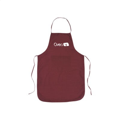 Branded Promotional APRON in Burgundy Apron From Concept Incentives.