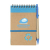 Branded Promotional RECYCLE NOTE-M NOTE BOOK in Light Blue Note Pad From Concept Incentives.