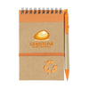 Branded Promotional RECYCLE NOTE-M NOTE BOOK in Orange Note Pad From Concept Incentives.