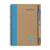 Branded Promotional RECYCLE NOTE-L NOTE BOOK in Light Blue Note Pad From Concept Incentives