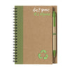 Branded Promotional RECYCLE NOTE-L NOTE BOOK in Green Note Pad From Concept Incentives