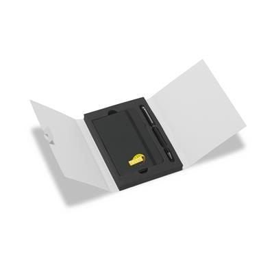 Branded Promotional APPEARANCE GIFT SET in Black Pens & Pencils From Concept Incentives.