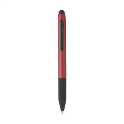 Branded Promotional CORTONA TOUCH PEN in Red Pen From Concept Incentives.