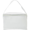 Branded Promotional SIX CAN NON WOVEN COOL BAG in White Cool Bag From Concept Incentives.