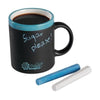 Branded Promotional CUPOWNER WRITE-ON CERAMIC POTTERY MUG in Blue Mug From Concept Incentives.