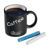 Branded Promotional CUPOWNER WRITE-ON CERAMIC POTTERY MUG in Dark Blue Mug From Concept Incentives.