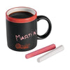 Branded Promotional CUPOWNER WRITE-ON CERAMIC POTTERY MUG in Red Mug From Concept Incentives.