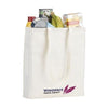 Branded Promotional NATURAL SQUARE BAG (165 G) COTTON BAG in Ecru Bag From Concept Incentives.
