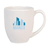 Branded Promotional BIG DRINK CERAMIC POTTERY MUG in White Mug From Concept Incentives.