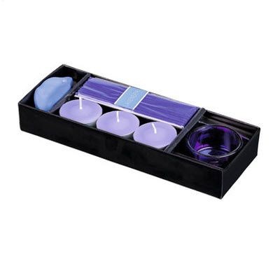 Branded Promotional PLEASANT FRAGRANCE SET in Purple & Lavender Incense Stick Set From Concept Incentives.