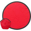 Branded Promotional FOLDING FRISBEE & POUCH in Red Frisbee From Concept Incentives.