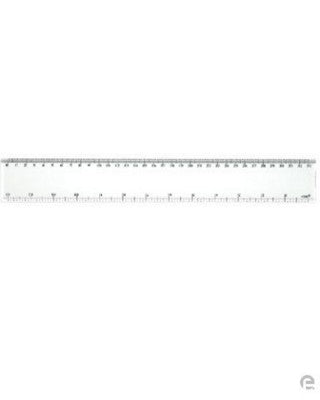 Branded Promotional ACRYLIC RULER in Clear Transparent Ruler From Concept Incentives.