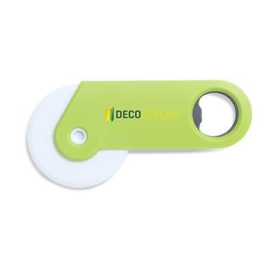 Branded Promotional DIMANO PIZZA CUTTER in Lime Pizza Cutter From Concept Incentives.