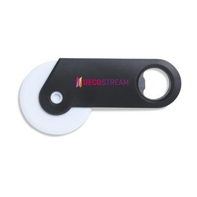 Branded Promotional DIMANO PIZZA CUTTER in Black Pizza Cutter From Concept Incentives.