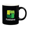 Branded Promotional KITTY CERAMIC POTTERY MUG in Black Mug From Concept Incentives.