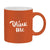 Branded Promotional KITTY MUG in Orange Mug From Concept Incentives.