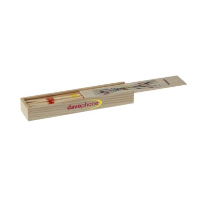 Branded Promotional MIKADO GAME in Wood Mikado Sticks Game From Concept Incentives.