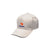 Branded Promotional REGATTA STANDOUT AMSTON 5 PANEL CAP in White & Navy Baseball Cap From Concept Incentives.