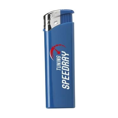 Branded Promotional FUEGO LIGHTER in Blue Lighter From Concept Incentives.