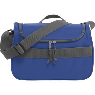 Branded Promotional POLYESTER 600D COOL BAG in Cobalt Blue Cool Bag From Concept Incentives.