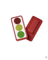 Branded Promotional TRAFFIC LIGHT REFLECTOR in white, black or red Reflector From Concept Incentives.