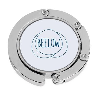 Branded Promotional LADIES HANDBAG HANGER HOOK in White Handbag Hanger From Concept Incentives.